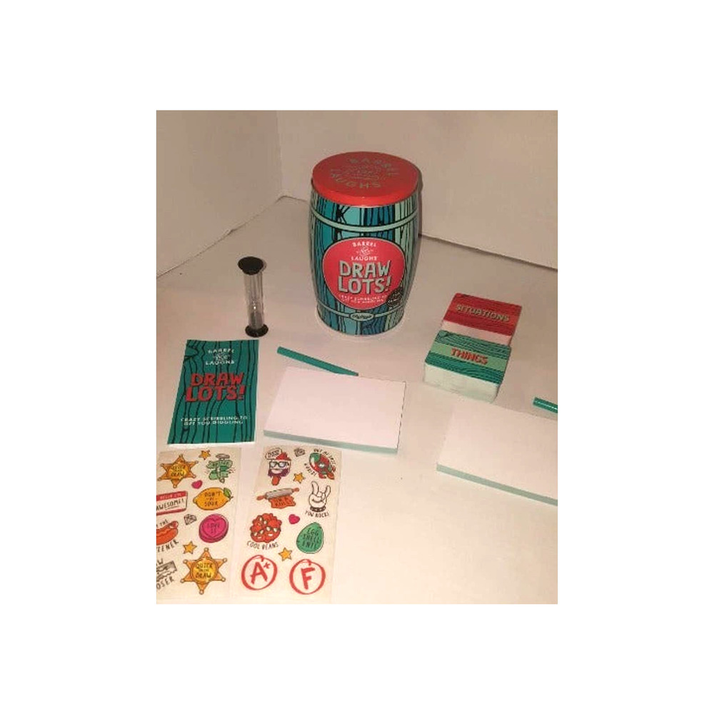 Ridley's Barrel of Laughs Draw Lots Game Crazy Scribbling to get You Giggling!